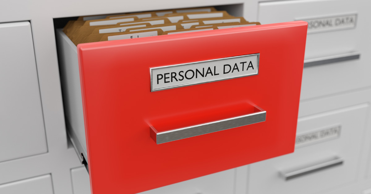 picture of a file cabinet to symbolize the personal data at stake in insurance 
